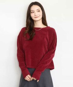 Maison de CINQ / メゾン ドゥ サンク ニット・セーター | 【小さいサイズ】モールヤーンボートネックニット/洗える