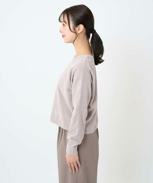 Maison de CINQ / メゾン ドゥ サンク ニット・セーター | 【小さいサイズ】モールヤーンボートネックニット/洗える | 詳細13