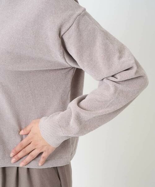 Maison de CINQ / メゾン ドゥ サンク ニット・セーター | 【小さいサイズ】モールヤーンボートネックニット/洗える | 詳細16