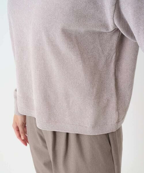 Maison de CINQ / メゾン ドゥ サンク ニット・セーター | 【小さいサイズ】モールヤーンボートネックニット/洗える | 詳細17