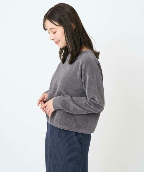 Maison de CINQ / メゾン ドゥ サンク ニット・セーター | 【小さいサイズ】モールヤーンボートネックニット/洗える | 詳細2