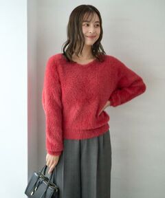 Maison de CINQ / メゾン ドゥ サンク ニット・セーター | 【小さいサイズ】フェザーニットプルオーバー/前後2way/洗える