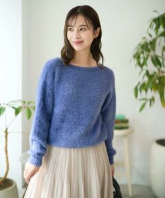 Maison de CINQ / メゾン ドゥ サンク ニット・セーター | 【小さいサイズ】フェザーニットプルオーバー/前後2way/洗える