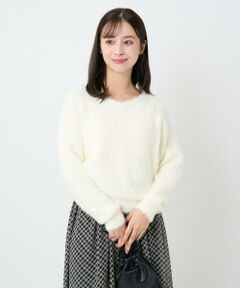 Maison de CINQ / メゾン ドゥ サンク ニット・セーター | 【小さいサイズ】フェザーニットプルオーバー/前後2way/洗える