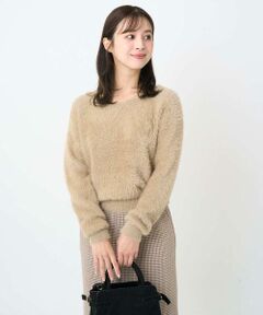 Maison de CINQ / メゾン ドゥ サンク ニット・セーター | 【小さいサイズ】フェザーニットプルオーバー/前後2way/洗える