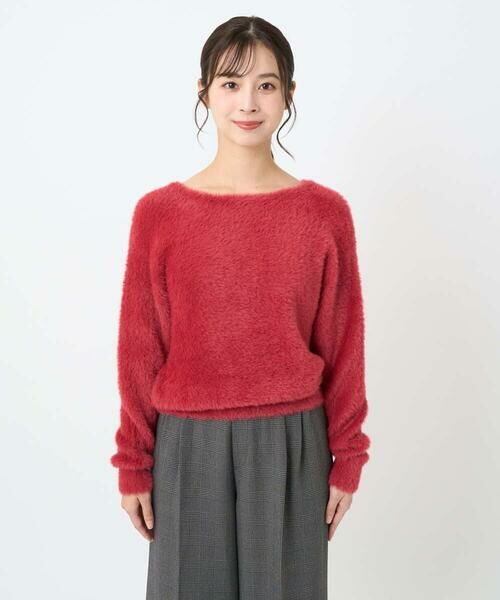 Maison de CINQ / メゾン ドゥ サンク ニット・セーター | 【小さいサイズ】フェザーニットプルオーバー/前後2way/洗える | 詳細12