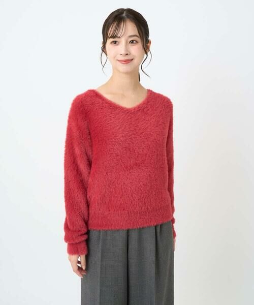 Maison de CINQ / メゾン ドゥ サンク ニット・セーター | 【小さいサイズ】フェザーニットプルオーバー/前後2way/洗える | 詳細18