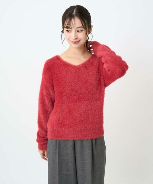 Maison de CINQ / メゾン ドゥ サンク ニット・セーター | 【小さいサイズ】フェザーニットプルオーバー/前後2way/洗える | 詳細20