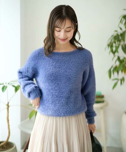 Maison de CINQ / メゾン ドゥ サンク ニット・セーター | 【小さいサイズ】フェザーニットプルオーバー/前後2way/洗える | 詳細8