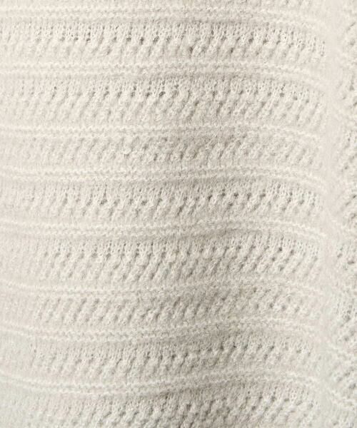 Maison de CINQ / メゾン ドゥ サンク ニット・セーター | 【小さいサイズ】シアーボーダーボリュームパフスリーブニット/洗える | 詳細17