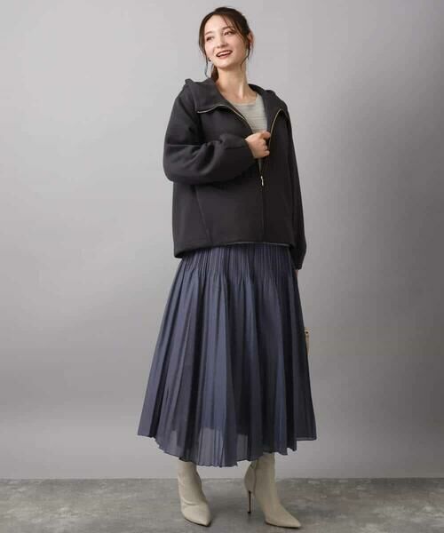 Maison de CINQ / メゾン ドゥ サンク ニット・セーター | 【小さいサイズ】シアーボーダーボリュームパフスリーブニット/洗える | 詳細9