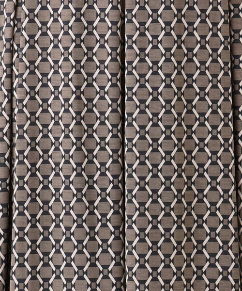 Maison de CINQ / メゾン ドゥ サンク ロング・マキシ丈スカート | 【小さいサイズ】スクエア幾何柄フレアースカート/洗濯機で洗える | 詳細18