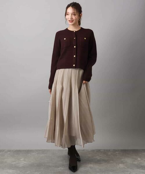 Maison de CINQ / メゾン ドゥ サンク ロング・マキシ丈スカート | 【小さいサイズ】ブライトシアープリーツスカート/洗える | 詳細7