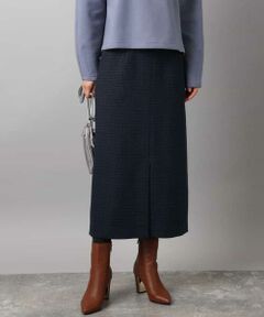 Maison de CINQ / メゾン ドゥ サンク ロング・マキシ丈スカート | 【小さいサイズ】ガンクラブチェック柄ナロースカート/洗える