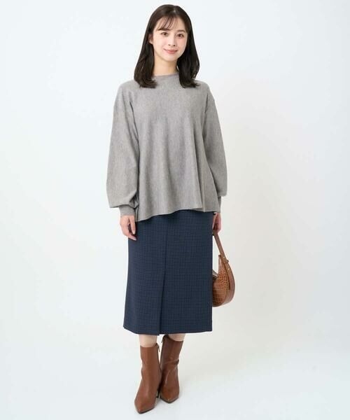 Maison de CINQ / メゾン ドゥ サンク ロング・マキシ丈スカート | 【小さいサイズ】ガンクラブチェック柄ナロースカート/洗える | 詳細18