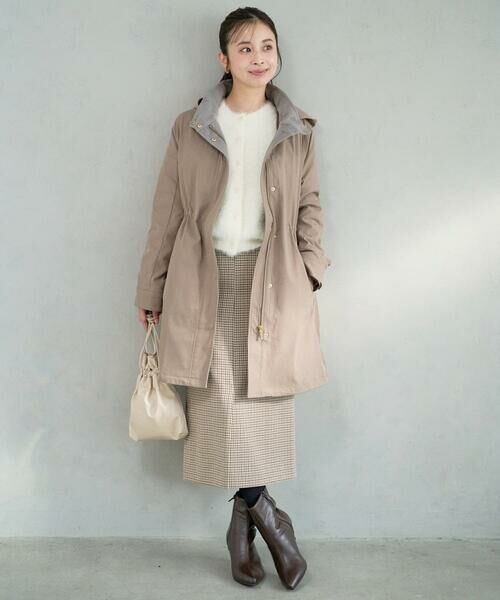 Maison de CINQ / メゾン ドゥ サンク ロング・マキシ丈スカート | 【小さいサイズ】ガンクラブチェック柄ナロースカート/洗える | 詳細24