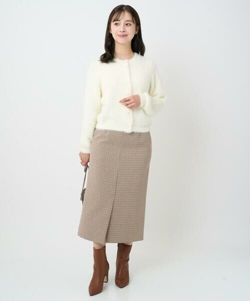 Maison de CINQ / メゾン ドゥ サンク ロング・マキシ丈スカート | 【小さいサイズ】ガンクラブチェック柄ナロースカート/洗える | 詳細30