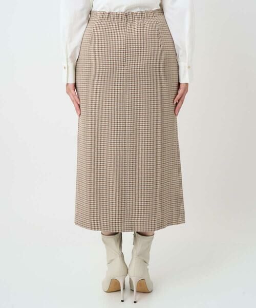 Maison de CINQ / メゾン ドゥ サンク ロング・マキシ丈スカート | 【小さいサイズ】ガンクラブチェック柄ナロースカート/洗える | 詳細8