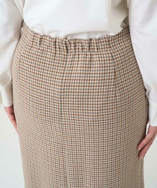 Maison de CINQ / メゾン ドゥ サンク ロング・マキシ丈スカート | 【小さいサイズ】ガンクラブチェック柄ナロースカート/洗える | 詳細9