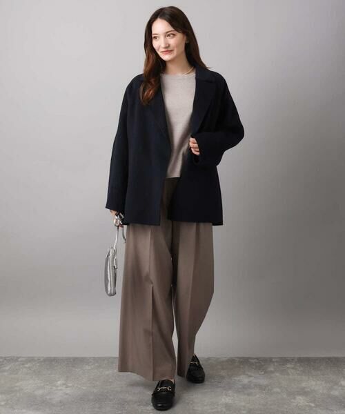 Maison de CINQ / メゾン ドゥ サンク その他アウター | 【小さいサイズ】スムースリバー ミドル丈コート | 詳細15