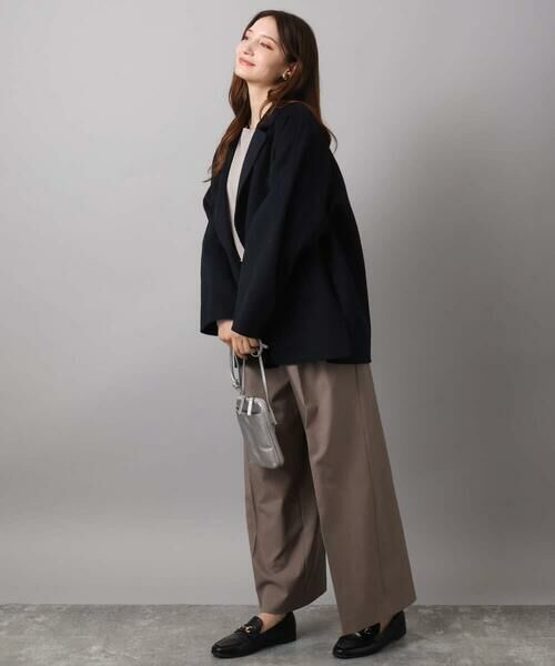 Maison de CINQ / メゾン ドゥ サンク その他アウター | 【小さいサイズ】スムースリバー ミドル丈コート | 詳細16