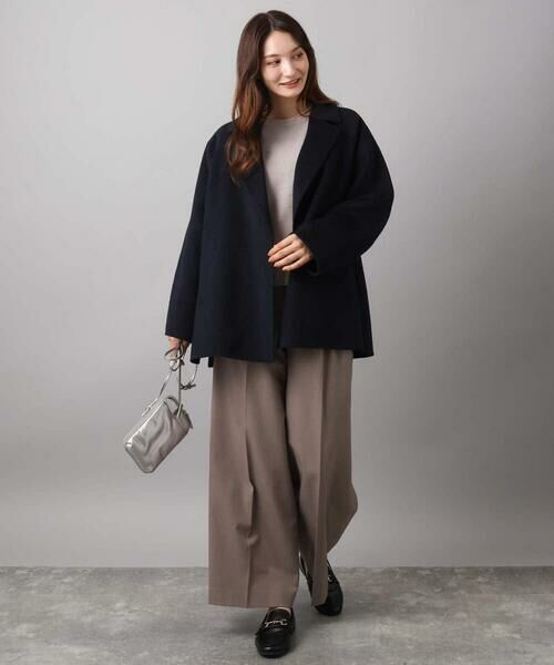 Maison de CINQ / メゾン ドゥ サンク その他アウター | 【小さいサイズ】スムースリバー ミドル丈コート | 詳細17