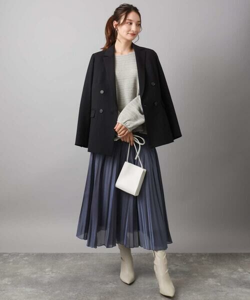 Maison de CINQ / メゾン ドゥ サンク その他アウター | 【小さいサイズ】スムースリバー ミドル丈コート | 詳細19