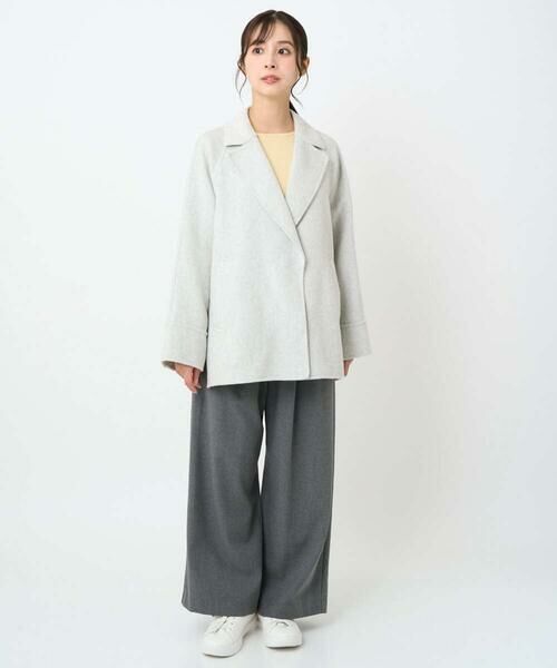 Maison de CINQ / メゾン ドゥ サンク その他アウター | 【小さいサイズ】スムースリバー ミドル丈コート | 詳細24