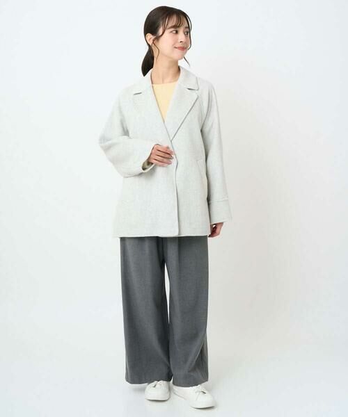 Maison de CINQ / メゾン ドゥ サンク その他アウター | 【小さいサイズ】スムースリバー ミドル丈コート | 詳細25