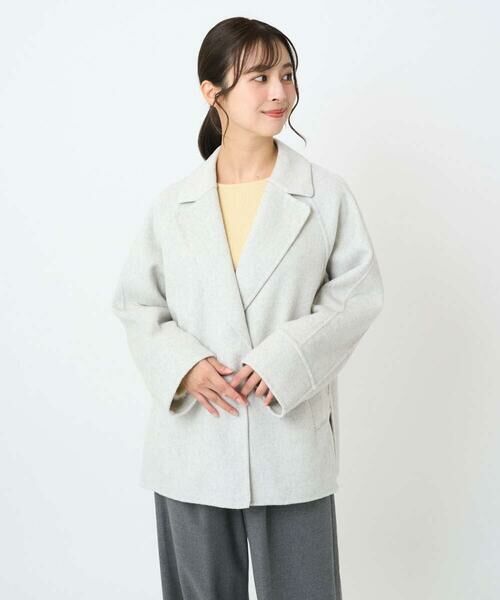 Maison de CINQ / メゾン ドゥ サンク その他アウター | 【小さいサイズ】スムースリバー ミドル丈コート | 詳細3