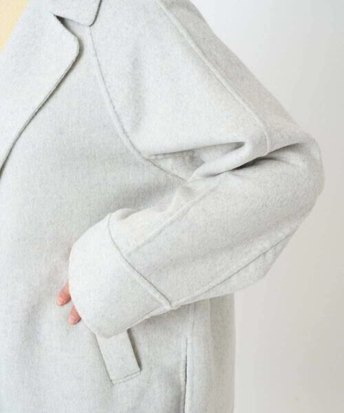 Maison de CINQ / メゾン ドゥ サンク その他アウター | 【小さいサイズ】スムースリバー ミドル丈コート | 詳細8