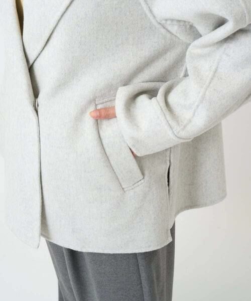 Maison de CINQ / メゾン ドゥ サンク その他アウター | 【小さいサイズ】スムースリバー ミドル丈コート | 詳細9