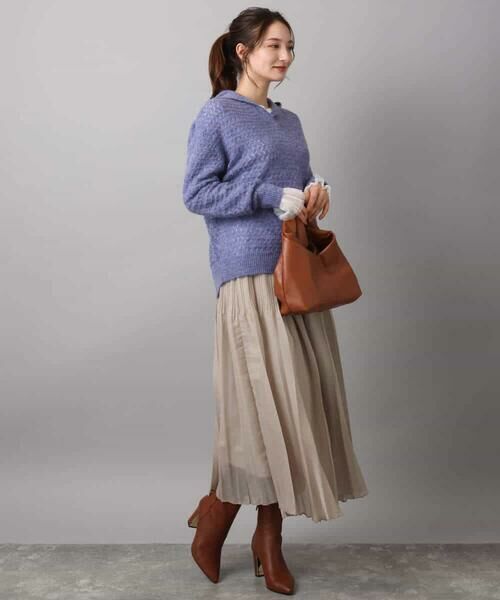 Maison de CINQ / メゾン ドゥ サンク カットソー | 【小さいサイズ】袖口チュールデザイン インナーカットソー/洗濯機で洗える | 詳細8