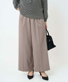 Maison de CINQ / メゾン ドゥ サンク その他パンツ | 【小さいサイズ】ストレートワイドシルエットパンツ（無地・チェック）/洗える