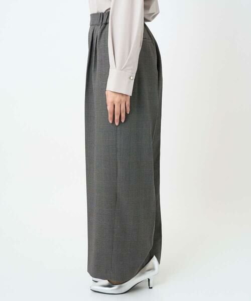 Maison de CINQ / メゾン ドゥ サンク その他パンツ | 【小さいサイズ】ストレートワイドシルエットパンツ(無地・チェック)/洗える | 詳細11