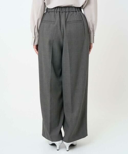 Maison de CINQ / メゾン ドゥ サンク その他パンツ | 【小さいサイズ】ストレートワイドシルエットパンツ(無地・チェック)/洗える | 詳細12