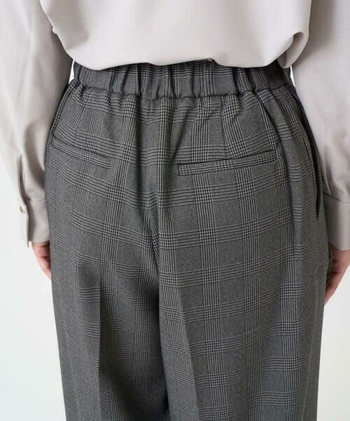 Maison de CINQ / メゾン ドゥ サンク その他パンツ | 【小さいサイズ】ストレートワイドシルエットパンツ(無地・チェック)/洗える | 詳細13