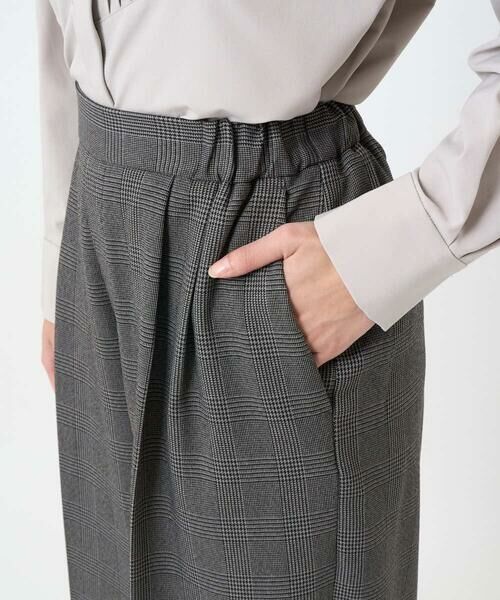 Maison de CINQ / メゾン ドゥ サンク その他パンツ | 【小さいサイズ】ストレートワイドシルエットパンツ(無地・チェック)/洗える | 詳細15