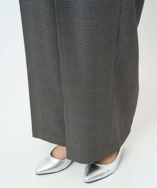 Maison de CINQ / メゾン ドゥ サンク その他パンツ | 【小さいサイズ】ストレートワイドシルエットパンツ(無地・チェック)/洗える | 詳細16