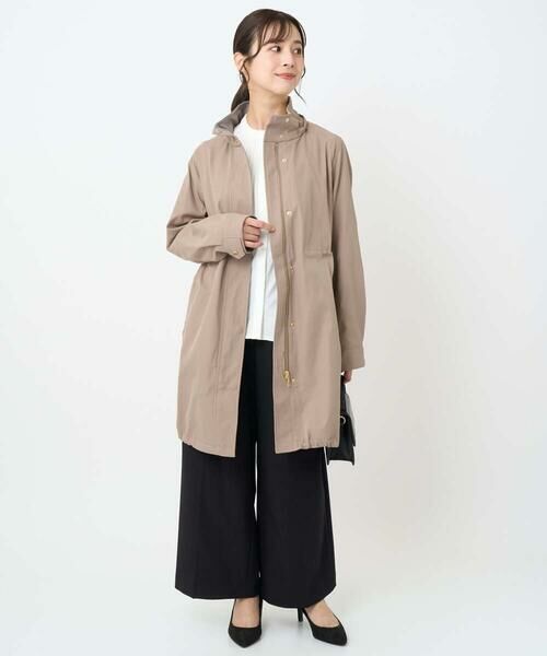 Maison de CINQ / メゾン ドゥ サンク その他パンツ | 【小さいサイズ】ストレートワイドシルエットパンツ(無地・チェック)/洗える | 詳細27