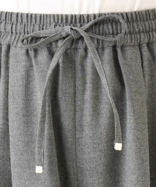 Maison de CINQ / メゾン ドゥ サンク チノ・ワークパンツ | 【小さいサイズ】裏起毛ワイドストレートプルオンパンツ/洗える | 詳細10