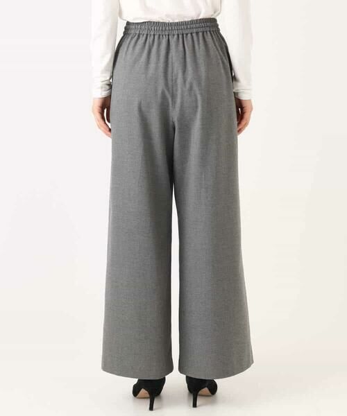 Maison de CINQ / メゾン ドゥ サンク チノ・ワークパンツ | 【小さいサイズ】裏起毛ワイドストレートプルオンパンツ/洗える | 詳細8