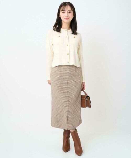 Maison de CINQ / メゾン ドゥ サンク カーディガン・ボレロ | 【小さいサイズ】ミニブークレーカーディガン/洗える | 詳細19