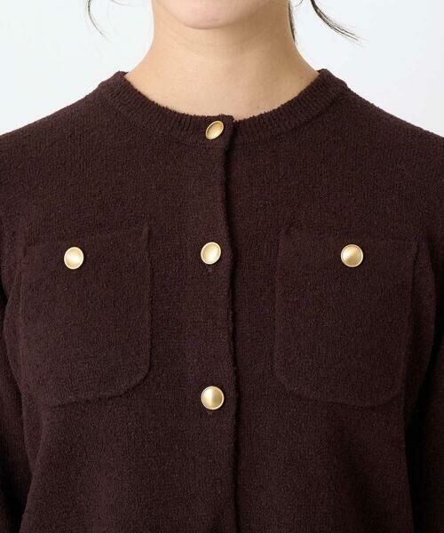Maison de CINQ / メゾン ドゥ サンク カーディガン・ボレロ | 【小さいサイズ】ミニブークレーカーディガン/洗える | 詳細8