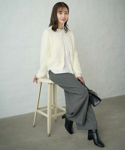 Maison de CINQ / メゾン ドゥ サンク カーディガン・ボレロ | 【小さいサイズ】フェザーニットカーディガン/洗える | 詳細20