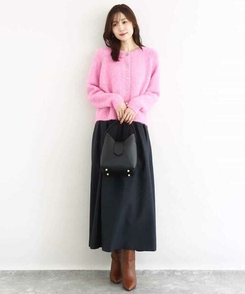 Maison de CINQ / メゾン ドゥ サンク カーディガン・ボレロ | 【小さいサイズ】ヘアリーニットカーディガン/洗える | 詳細11