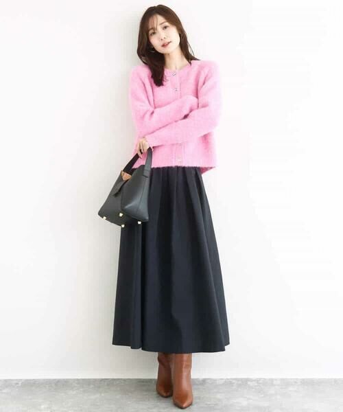 Maison de CINQ / メゾン ドゥ サンク カーディガン・ボレロ | 【小さいサイズ】ヘアリーニットカーディガン/洗える | 詳細12