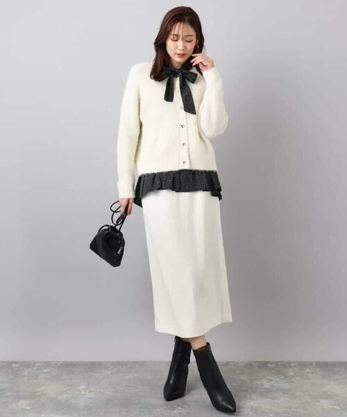 Maison de CINQ / メゾン ドゥ サンク カーディガン・ボレロ | 【小さいサイズ】ヘアリーニットカーディガン/洗える | 詳細2