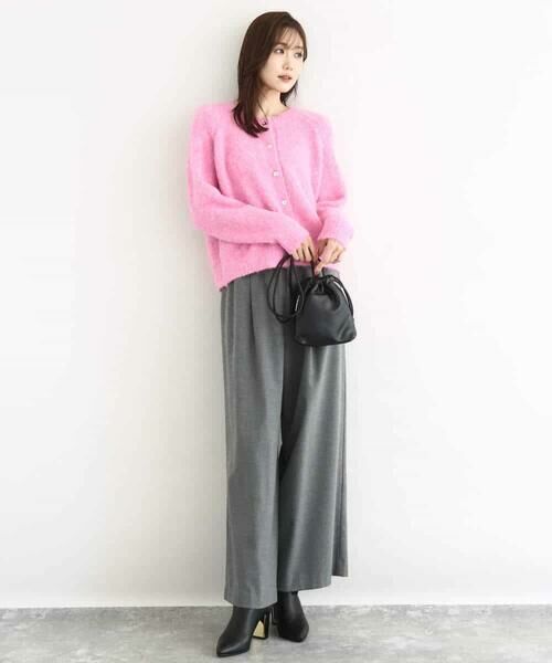 Maison de CINQ / メゾン ドゥ サンク カーディガン・ボレロ | 【小さいサイズ】ヘアリーニットカーディガン/洗える | 詳細7