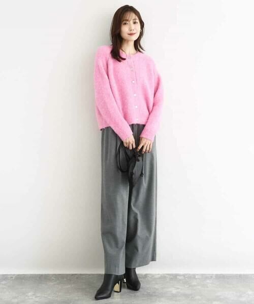 Maison de CINQ / メゾン ドゥ サンク カーディガン・ボレロ | 【小さいサイズ】ヘアリーニットカーディガン/洗える | 詳細8